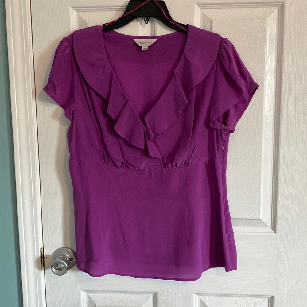 Pepperberry Orchid SS Blouse 16 Super Curvy